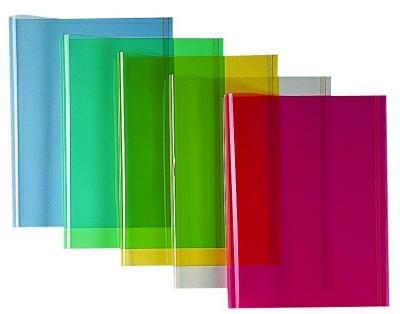 10 FOGLI COPRI LIBRO 5 COLORI