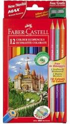 12 MATITE COLORATE FABER-